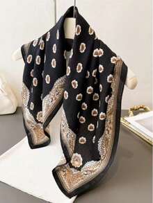 1pc Women's Multifunctional Scarf For Autumn/Winter, Warm Fluffy Neck Warmer To Make You Look Better - Multicolor - View 13