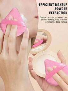 50-10pcs Makeup Sponge Set, Makeup Blender, Professional Makeup Blending Sponge Wholesale, Hoarding, Super Soft Concealer Sponge, Facial Makeup Tools, Suitable For Foundation, Powder, Toner - Pink - View 9
