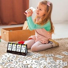 Tarjetas de memoria de notación musical de educación temprana, tarjetas flash de música, juguetes de aprendizaje de teoría musical para niños, juego interactivo entre padres e hijos, tarjetas cognitivas educativas - Multicolor - Ver 7
