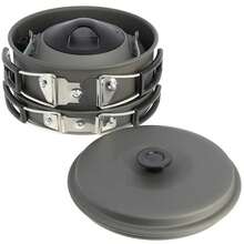 NGT 3 Piece Cook Set Carp Fishing Cooking Kettle, Frying Pan, Saucepan + Case - Multicolor - View 4