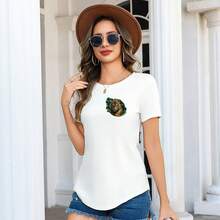 1pc/2pcs/3pcs Jungle Tiger DIY Heat Transfer Stickers, Suitable For T-Shirts, Hoodies, Jeans, Canvas Bags And Other Handmade Clothing, Jungle Theme, Animal Print, Durable Adhesive, Heat-Resistant Material, Decorative Stickers, Clothing Decoration, Craft Hobby, Fashion DIY Enthusiasts - L - View 5