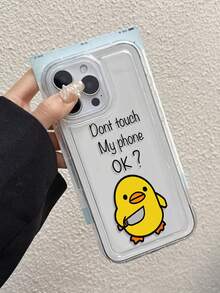 1pc Minimalist Cartoon Cute Yellow Duck Pattern Airbag Anti-Slip Soft Phone Case Compatible With IPhone 7/8/7 Plus/8 Plus/X/XS/XR/XS Max/11/11 Pro/11 Pro Max/12/12 Pro/12 Pro Max/12 Mini/13/13 Pro/13 Pro Max/13 Mini/14/14 Pro/14 Pro Max/14 Plus/15/15 Pro/15 Pro Max/15 Plus/16/16 Pro/16 Pro Max/16 Plus/17/17 Pro/17 Pro Max/Air - Multicolor - View 2