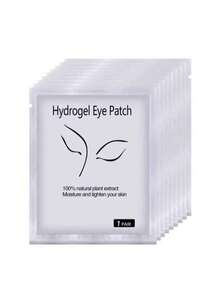 [100% Silk] 50/30 Pairs Eyelash Extension Patches, Non-Woven Fabric Eye Beauty Makeup Eye Mask Stickers - Silver - View 4