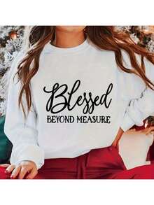 1pc/2pcs/3pcs "Blessings Beyond Measure" Heat Transfer Stickers, Suitable For DIY T-Shirts, Jeans, Pillows, Backpacks, Hats And Sofa Covers, Waterproof, Fade-Resistant, Durable, Washable Plastic Stickers, Fun Patterns, Fabric Decoration, Clothing Embellishment, Crafting Hobbyists - L - View 5