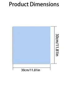 8pcs/4pcs Set Blue Satin Napkins - 30x30cm Square Satin Napkins - Soft Reusable, Suitable For Weddings, Parties, Mother's Day, Valentine's Day, Graduation, Luncheons, Restaurant Decor - Baby Blue - View 7