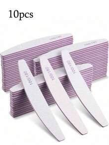 100/180 Grit Double-Sided Nail File, Professional Nail Care Tool For Acrylic And Gel Manicure - Multicolor - View 13