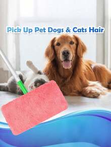 可重复使用、可水洗的超细纤维拖把垫 - 适用于干湿两用地板清洁 - 适用于大多数标准拖把 - 其他 - 查看 4