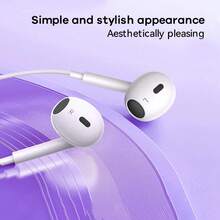 适用于 17、Air、16、15 Pro Max、Plus 和 Pro 的有线 USB Type-C 立体声耳机，适用于 15、16 Pro Max、Plus 和 Pro，以及安卓智能手机 Galaxy Note10/20、A53/A54，兼容 Apple 15 有线控制入耳式耳机，卡拉 OK 平头耳机，带麦克风的 USB-C Type-C 耳机，兼容 Galaxy S25/S21/S22/S23/S24/Ultra/Plus/Note 20/Z Flip/Z Fold/A15/A16 - 查看 6