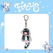 Hearts2/Hearts "FOCUS" Acrylic Keychain Pendant, H2H Heart KPOP Merchandise Accessory - Multicolor - View 4