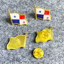 2 piezas Alfileres de bandera de diferentes países, insignias de bandera de resina ondulada, broches de medalla de aleación, adecuados para varios eventos, festivales, conferencias, alfileres de solapa - Multicolor - Ver 9