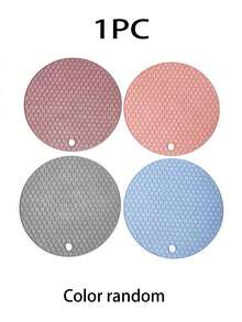 1/4/6 miếng lót cách nhiệt dạng tổ ong chất lượng cao/miếng lót nồi tròn, lót bát, chịu nhiệt và chống trượt, sử dụng đa năng cho lò vi sóng, nồi nóng, bát đĩa, mặt bàn bếp, dễ vệ sinh và chịu nhiệt. - Xem 16