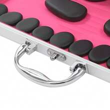 OUKANING 18 Hot Stones For Massage Massage Set With Massaging Rocks Portable Box For Spa Warming Therapy Massage - 1 - View 5