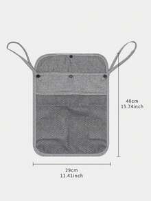 1PC Stroller Organizer Bag, Large Capacity Stroller Pocket, Baby Stroller Storage Bag, Mesh Stroller Organizer, Baby Travel Essentials - Multicolor - View 6