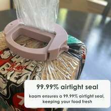 3pc Bag Clip, Potato Chip Clip, Food Clip, Bread Clip | Heavy Duty, Adjustable, One Size Fits All, Stackable,  For Refrigerators And Freezers, Hooks, Durable, Ergonomic (Rose Cheeks, 3-Piece Set) - 3pc - View 1