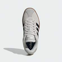 Women's Adidas VL COURT BOLD "T-Toe" Retro Platform Casual Sneakers - Light Grey - View 6