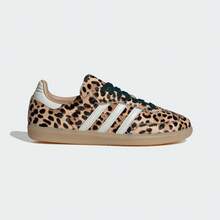 Adidas SAMBA OG W "T-Toe" Classic Leopard Print Athletic Sneakers - Rust Brown - View 8