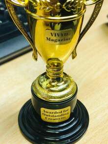 Personalized Cup Trophy With Text & Logo - Custom Engraved Trophy Award - Achievement Gifts - Multicolor - View 4