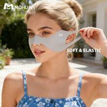 mohuan Women's Ice Silk Breathable UV Protection Face Mask With Ear Loops, New Summer Outdoor Golf Cycling Anti-UV Butterfly Pattern Riding Travel Sun Shield - Multicolor - View 6
