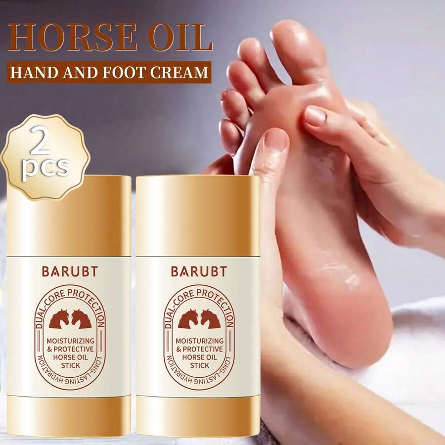 2支马油足部润肤膏，蕴含胶原蛋白和透明质酸，滋润并抚平干裂粗糙的肌肤，预防足部皲裂，令手足亮泽、富有弹性、轻盈不粘腻，滋养肌肤。 - Honey - 查看 1