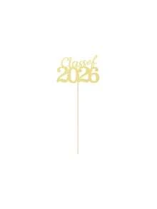 2026届毕业派对花瓶插片，黑色、蓝色、金色，2026届毕业班桌面装饰摆件，带支架的毕业派对装饰，2026届毕业派对用品，桌面装饰，摄影道具，毕业祝福，毕业礼物，DIY花瓶插片 - 多色 - 查看 12