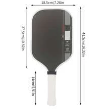 A PERSEUS Carbon Fiber T700 Matte Pickleball Paddle, 16mm Thick Inner Core, TPU Protective Strip,, Professional Competitive Pickleball, Simple Pattern Design, - Nhiều màu - Xem 4