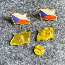 2 piezas Alfileres de bandera de diferentes países, insignias de bandera de resina ondulada, broches de medalla de aleación, adecuados para varios eventos, festivales, conferencias, alfileres de solapa - Multicolor - Ver 15