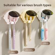 Giá treo bàn chải đánh răng hình hoạt hình, giá đựng bàn chải đánh răng điện trong phòng tắm, giá treo tường không cần khoan. - Nhiều màu - Xem 9