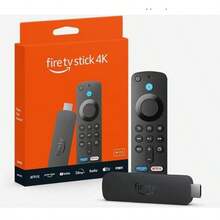 Amazon Fire TV Stick 4K Firestick HD Wi-Fi 6 Alexa Voice Remote - Black - View 1