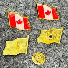 2 piezas Alfileres de bandera de diferentes países, insignias de bandera de resina ondulada, broches de medalla de aleación, adecuados para varios eventos, festivales, conferencias, alfileres de solapa - Multicolor - Ver 41