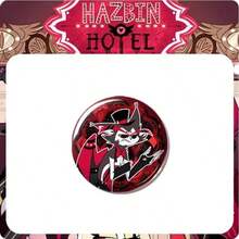 58mm Hell Inn Anime Merchandise Badge Alastor Angel Student Pin - 1PC - View 9