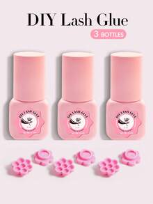 Waloshow 1pc Self-Adhesive False Eyelash Glue, Freeze-Proof, Fast Drying, Long Lasting, Natural Looking, Sweat-Resistant, Waterproof, Non-Irritating, Transparent, Essential For Beginners To Apply False Eyelashes - Black - View 8