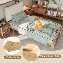 Bed Bases & Foundations - NATURAL - View 5