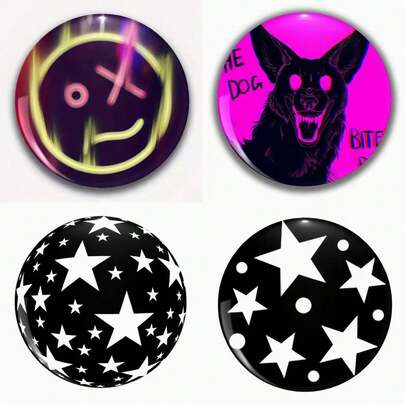 Interesting Pattern Brooch Pin, Women's Lapel Brooch Pin, Bag Pendant, Fashion Accessory, Fun Gift For Friends, Family, Teachers And Classmates