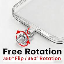 1/2/3个装超薄不锈钢防丢手机挂绳垫 - 不会损坏手机，可替换手机挂绳组件，挂绳安全连接器 - 經典顏色 - 查看 2