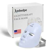 7-1 Colors Red Light Face Mask 1 PC Red Light Mask For Face Facial Mask Skincare At Home Cordless Portable Rechargeable EMS Massage Patches For Anti Aging And Skin Therapy - White - View 11