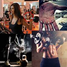 1 Pair Of Pull-Up Glove Set, Secure Finger Holes, Textured Non-Slip Grip For Chin-Up Bars, Gymnastics, Circus Training, Aerial Or Pole Fitness - Black - View 4