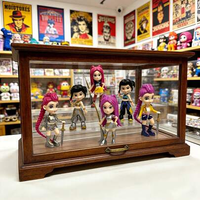 6个可爱Mera Lulu偶像组合恶魔女孩迷你手办，偶像粉丝收藏展示摆件，送给家人和朋友的完美礼物，粉丝收藏手办