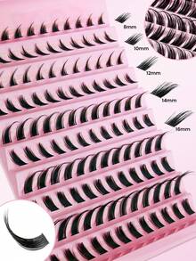 Waterproof Long-Lasting Eyelash Glue DIY Eyelash Extension Kit, Strong Fixing For Cluster & Individual Lashes, Non-Smudge & Non-Clumping, Suitable For Beginners - Multicolor - View 3