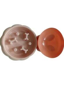 1/2件套猫狗慢食碗，防噎、防溢，适用于小型/中型幼犬和幼猫，宠物食品和水碗 - 300ml - 查看 15