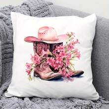 1张/2张/3张粉色春季主题热转印贴纸，适用于围裙、厨房毛巾、帆布包、T恤、抱枕等。 - 3PCS-S - 查看 6