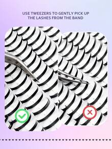 Asiteo 200pcs D-Curl Thin Pointed Anime Eyelash Cluster, Cartoon Pointed Eyelash Individual Cluster, Fairy Individual Cluster Eyelash Extension - D - 查看 4