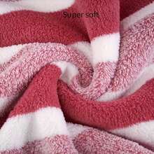 Super Soft And Comfortable 16-Piece Premium Bath Towel Set - Includes 4 Extra-Large Thick Bath Towels, 4 Hand Towels, And 8 Square Towels. These Highly Absorbent And Quick-Drying Towels Are Perfect For Home Use, Ideal For Bathrooms, Hotels, Showers, Gyms, Travel, Yoga, And Are An Essential Bathroom Accessory. - 寬條16件套裝-粉紅色 - 查看 4