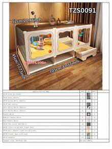 Drawer Style Rabbit Cage, Small Pet Villa With Storage Shelf, Easy To Clean, Assembled Mini Rabbit Habitat - Multicolor - View 21