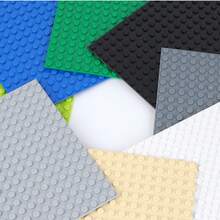1pc 51cm X 25.5cm Large Building Blocks Base Plate, Multiple Colors Available, Compatible With All Large Building Blocks, Perfect Holiday Gift - Multicolor - View 6