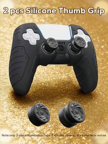 控制器配件 - 摇杆帽，黑/紫色图案，包含 2 个高性能模拟摇杆、1 个高位模拟摇杆和 1 个中位模拟摇杆 - 多色-1 - 查看 13