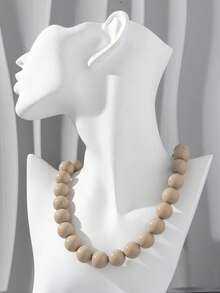 1 件女士时尚简约多巴胺糖果色串珠项链，适合日常佩戴，夏季 - 多色 - 查看 21