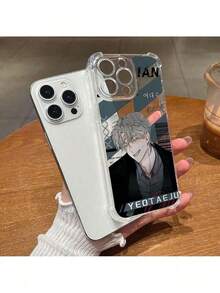 Local Delivery FashionKoreanAnimeNightByTheWaterPhoneCaseCompatibleWithForIphone17Air1616E15141312Mini11ProMaxXXRXSMAX87E.Plus,".FeaturingAFour-CornerAnti-DropTransparentSoftShell,Ultra-ThinBackCoverInAMinimalistCreativeStyle,PhoneCase,PhoneCases,HandyCover,Case - Clear - View 8