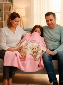 Frazada Infantil 100x140cm Poliéster Suave Selección Aleatoria según el Estilo Bebé Dibujos Animados +40 Diseños y Estlios Manta Niños Premium - Niño - Ver 2