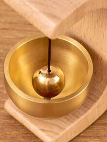 Mini Copper Bell, Handheld Zen Bell, Bedroom & Desktop Decor, Buddhist Prayer, Home Yoga Daily Relaxation, Holiday Party Gift, Festival Decoration - One Size Fits All - View 8