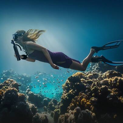 Scuba Tank 0.5L Portable Diving Tank With Pump Diving Oxygen Cylinder Supports 5-10 Minutes Underwater Breathing 98.43 Ft Diving Depth Refillable Snorkel Air Tank For Underwater Exploration